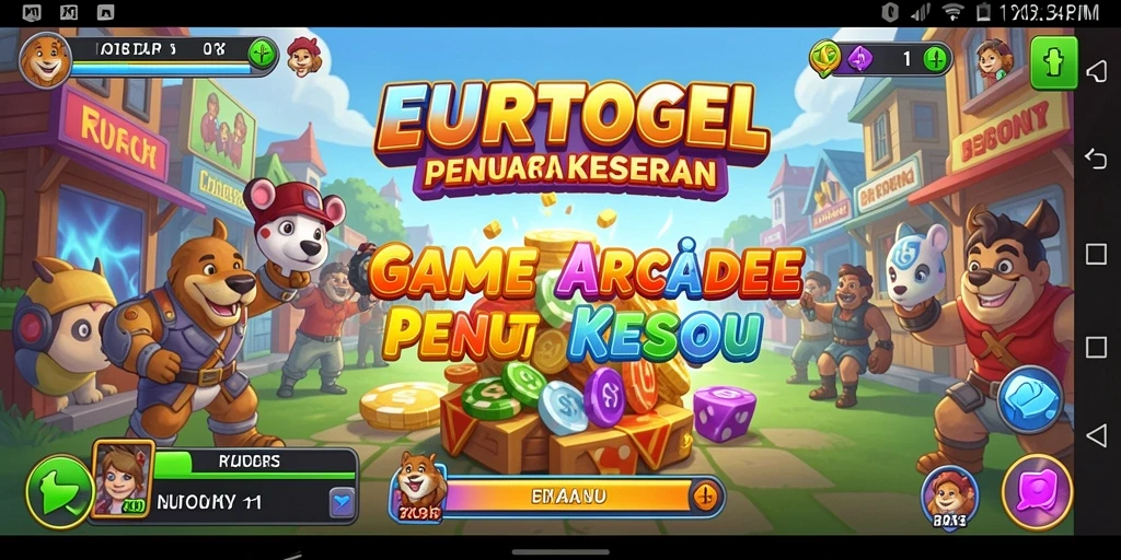 Screenshot gameplay EUROTOGEL dengan aksi seru dari game Arcade.