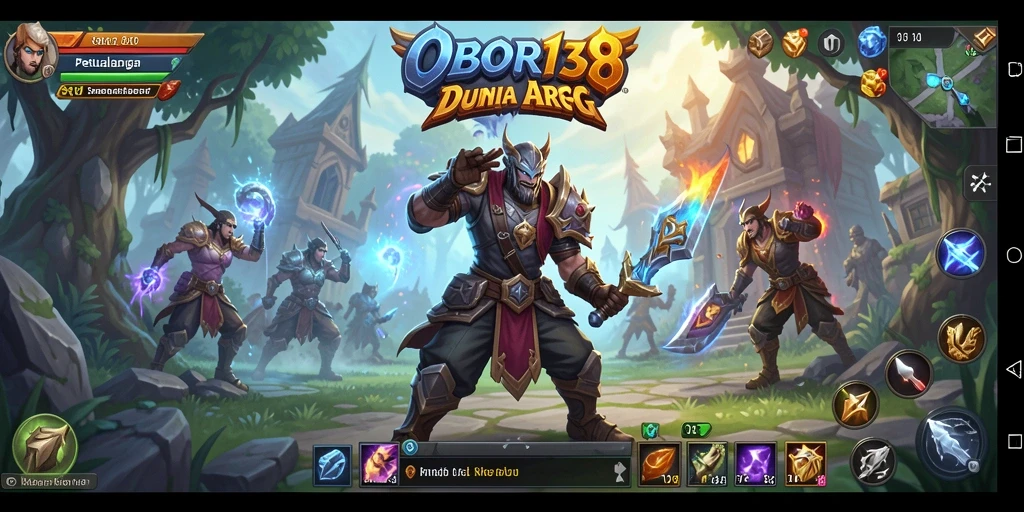 Tampilan menakjubkan dari gameplay ARPG OBOR138.