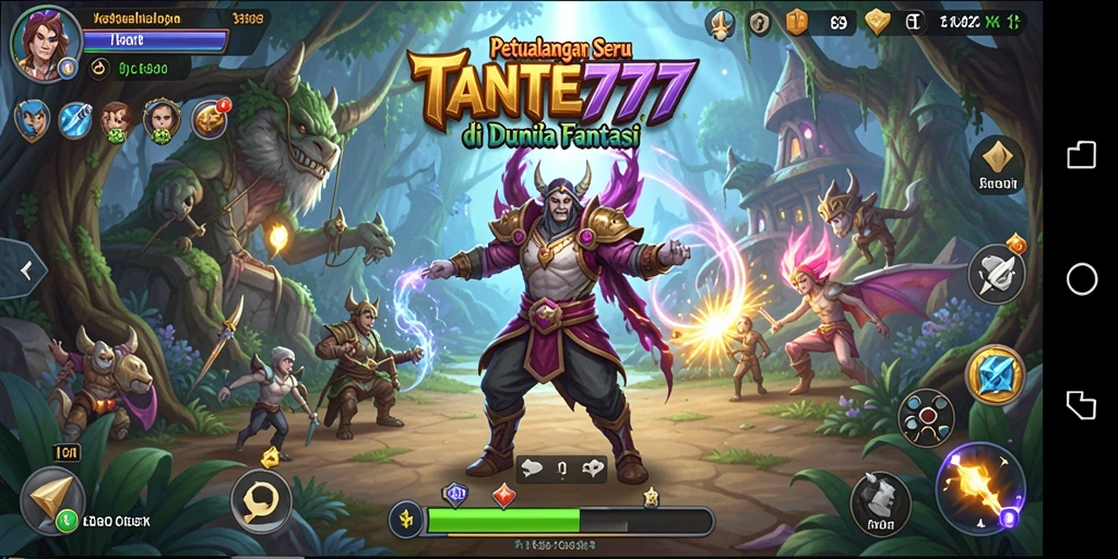Tampilan gameplay seru TANTE777 yang menampilkan petualangan mendebarkan.