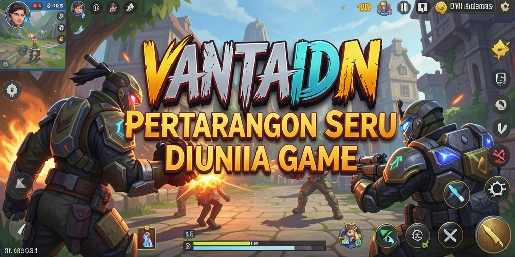 Tampilan gameplay VANTAIDN yang penuh aksi dan grafis menawan.